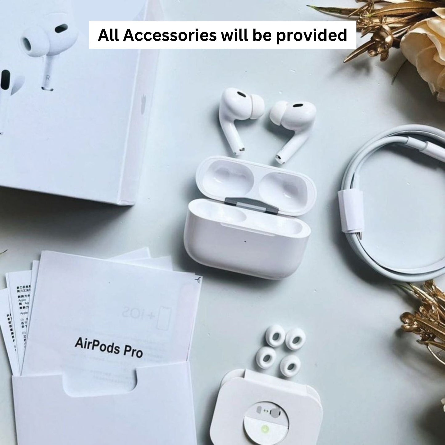 Airpods pro 2nd generation ANC with Magesafe PowerBank Combo