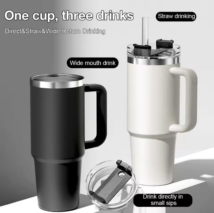 1200ml Stainless Steel 304 Water Tumbler – Hot & Cold, Leak-Proof, Vacuum Insulated Bottle
