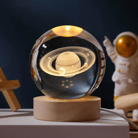 Unisphere™ 3D Crystal Galaxy Lamp