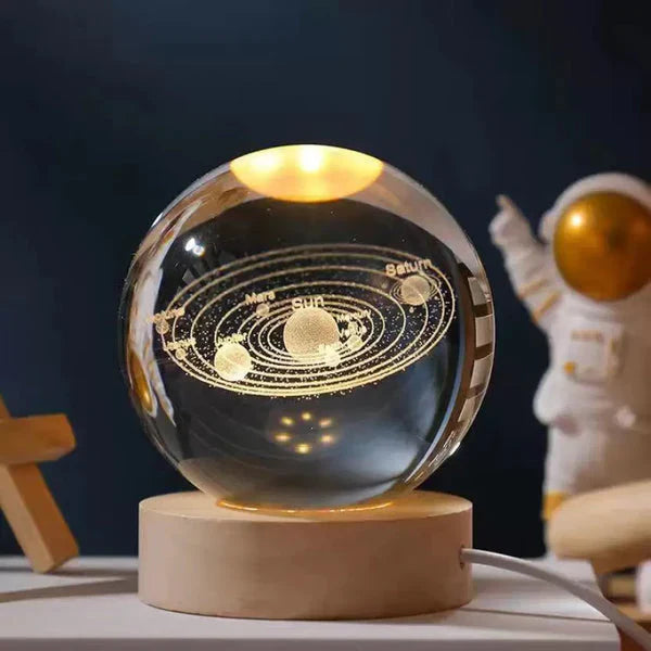 Unisphere™ 3D Crystal Galaxy Lamp