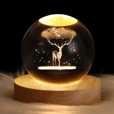 Unisphere™ 3D Crystal Galaxy Lamp