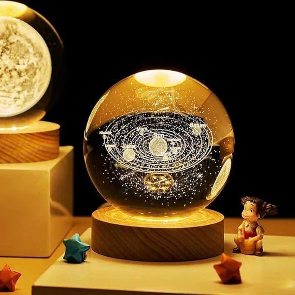 Unisphere™ 3D Crystal Galaxy Lamp